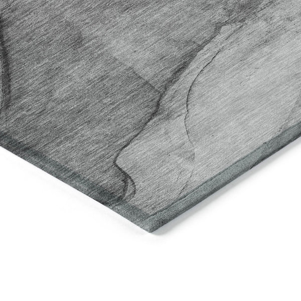 Homeroots 3' Stylish Brown Beige Taupe Abstract Washable Area Rug For Indoor And Outdoor Spaces, Durable Design 9' X 12' Polyester 578104