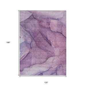 Homeroots 3' Stylish Brown Beige Taupe Abstract Washable Area Rug For Indoor And Outdoor Spaces, Durable Design 10' X 14' Polyester 578117