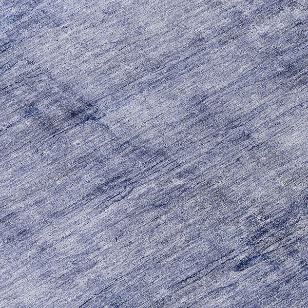 Homeroots 3' Navy Blue And Sky Blue Abstract Washable Area Rug – Perfect For Indoor Or Outdoor Spaces! 8' Round Polyester 578120