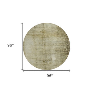 Homeroots 3' Navy Blue And Sky Blue Abstract Washable Area Rug – Perfect For Indoor Or Outdoor Spaces! 8' Round Polyester 578126