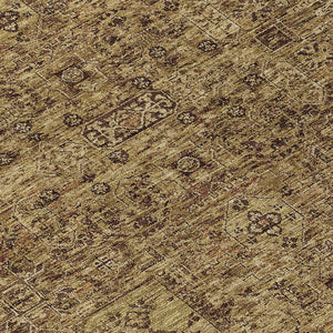 Homeroots 3' Charcoal And Silver Floral Area Rug - Washable, Indoor-outdoor, Stain Resistant, Durable Design 8' Round Polyester 578198