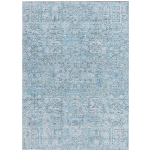 Homeroots 3' Charcoal And Silver Floral Area Rug - Washable, Indoor-outdoor, Stain Resistant, Durable Design 3' X 5' Polyester 578214