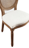 OSP Home Furnishings Stella Cane Back Chair Linen