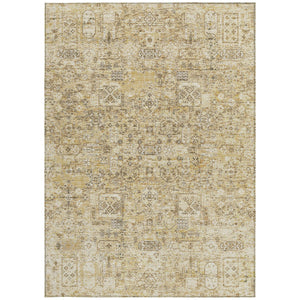 Homeroots 3' Charcoal And Silver Floral Area Rug - Washable, Indoor-outdoor, Stain Resistant, Durable Design 5' X 8' Polyester 578233