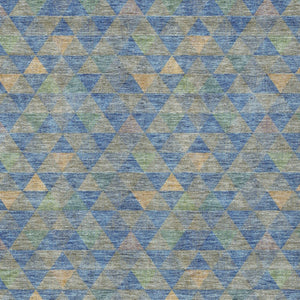 Homeroots 3' Beige Tan And Taupe Geometric Washable Area Rug For Indoor And Outdoor Spaces - Durable Design 9' X 12' Polyester 578248