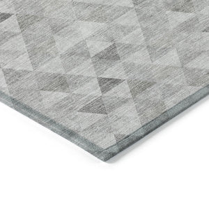 Homeroots 3' Beige Tan And Taupe Geometric Washable Area Rug For Indoor And Outdoor Spaces - Durable Design 9' X 12' Polyester 578254