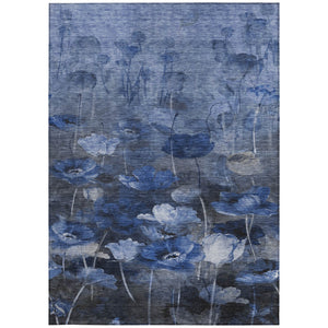 Homeroots 3' Beige Taupe Floral Washable Area Rug For Indoor And Outdoor Spaces - Stylish And Durable Design 3' X 5' Polyester 578268