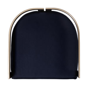 Clarence Faux Leather & Metal Low Back Dining Height Stool 5783034 Black Butler Specialty