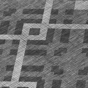 Homeroots 3' Artichoke Green Geometric Washable Area Rug - Perfect For Indoor And Outdoor Spaces, Durable Design 8' Round Polyester 578378