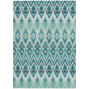 Homeroots 3' Southwestern Washable Indoor Outdoor Area Rug In Brown Beige And Artichoke Green For Versatile Style 10' X 14' Polyester 578495