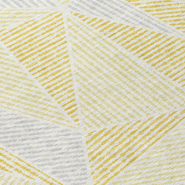 Homeroots 3' Black Charcoal And Gray Geometric Washable Area Rug For Indoor Outdoor Spaces - Durable Design 10' X 14' Polyester 578519