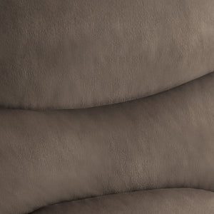 English Elm Arcadia Plush Microfiber Motion Recliner with Pillow-Top Arms, Smooth Latch Mechanism for Relaxation Light Brown 33 L x 31 W x 28 H B2726P256702