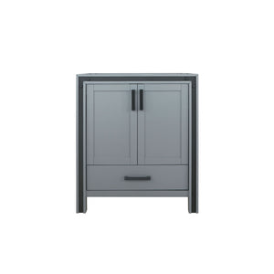 English Elm Dark Grey 30-in Bath Vanity with Soft-Close Drawer, Solid Wood Frame, Fully Assembled Storage Cabinet B2731P260679
