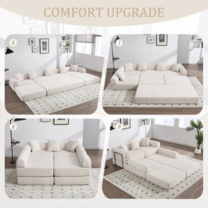 English Elm United We Win Convertible Sofa Bed – Soft Corduroy, Memory Foam Comfort For Dorms & Guest Rooms W1568S00254-GIGA