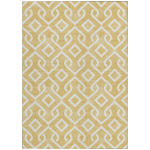 Homeroots 3' Aqua And Ivory Geometric Washable Area Rug - Perfect For Indoor Or Outdoor Spaces, Durable Design! 9' X 12' Polyester 578890