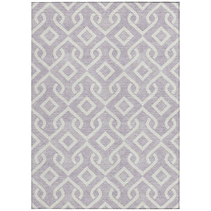 Homeroots 3' Aqua And Ivory Geometric Washable Area Rug - Perfect For Indoor Or Outdoor Spaces, Durable Design! 3' X 5' Polyester 578910