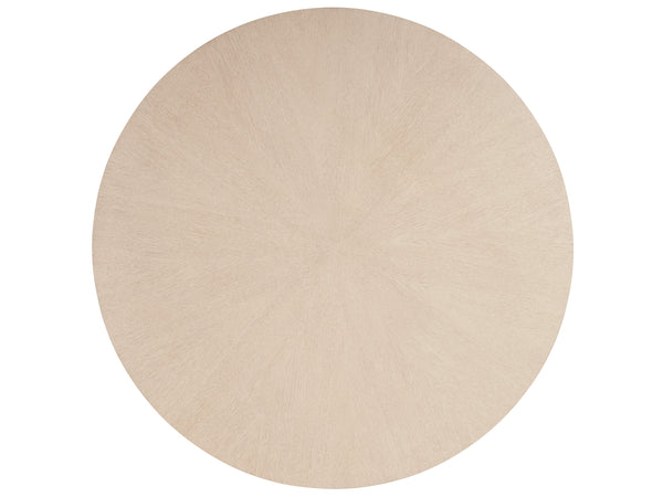 Lexington Tommy Bahama Home Hanson Round Dining Table - Elegant White Oak Design With Wavy Glass, Perfect For Contemporary Spaces Sand Drift  578-875c