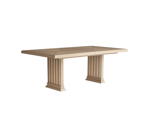 Lexington Tommy Bahama Home Belaire Rectangular Dining Table With Elegant Design And Extending Leaves For Stylish Gatherings Sand Drift  578-877