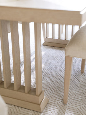 Lexington Tommy Bahama Home Belaire Rectangular Dining Table With Elegant Design And Extending Leaves For Stylish Gatherings Sand Drift  578-877