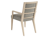 Lexington Tommy Bahama Home Nicholas Upholstered Dining Chair - Modern Design With White Oak Finish And Elegant Fabric Seating Sand Drift  578-881-40