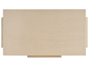 Lexington Tommy Bahama Home Everson Writing Desk – Modern Design With Soft-close Drawers, White Oak Finish & Elegant Details Sand Drift  578-933