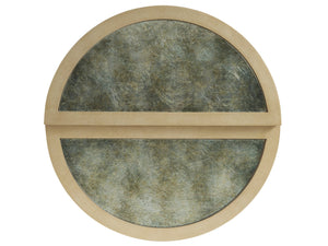 Lexington Tommy Bahama Home Brooke Bunching Accent Tables - Elegant Tiered Design With Glass Tops & Champagne Metal Bases For Style Sand Drift  578-951