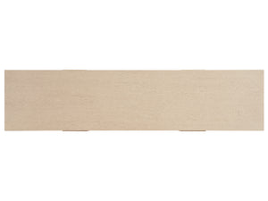 Lexington Tommy Bahama Home Fischer Console Table: Stylish White Oak Design With Wavy Glass Accents For Modern Living Spaces Sand Drift  578-967