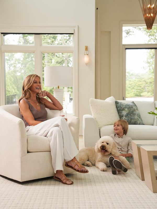 Lexington Tommy Bahama Home Fischer Contemporary Cocktail Table With Wavy Glass Top And Open Storage For Modern Living Spaces Sand Drift  578-945