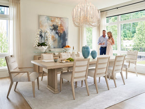 Lexington Tommy Bahama Home Belaire Rectangular Dining Table With Elegant Design And Extending Leaves For Stylish Gatherings Sand Drift  578-877