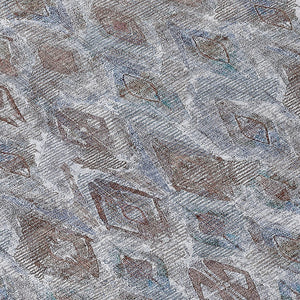 Homeroots 3' Stylish Beige Taupe Geometric Washable Area Rug For Indoor And Outdoor Spaces, Durable Design 9' X 12' Polyester 579004