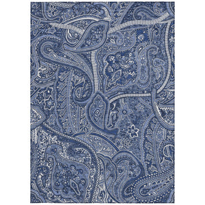 Homeroots 3' Elegant Brown Tan Beige Paisley Washable Indoor Outdoor Area Rug For Stylish Living Spaces 3' X 5' Polyester 579042