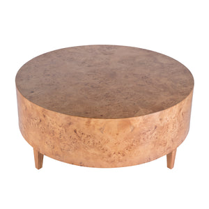 Billie Round Burl Coffee Table 5790442 Brown Butler Specialty