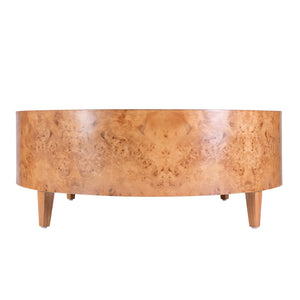Billie Round Burl Coffee Table 5790442 Brown Butler Specialty