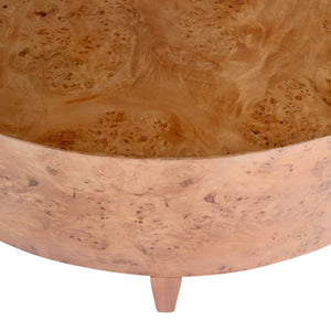 Billie Round Burl Coffee Table 5790442 Brown Butler Specialty