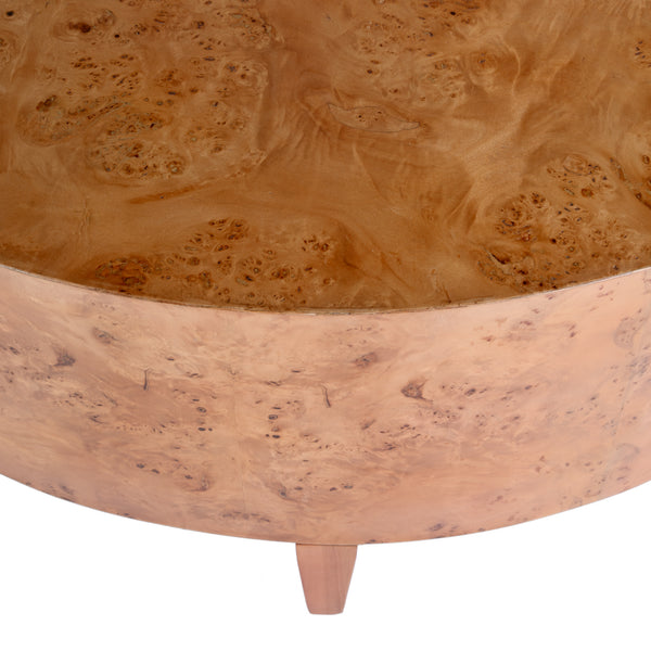 Billie Round Burl Coffee Table 5790442 Brown Butler Specialty