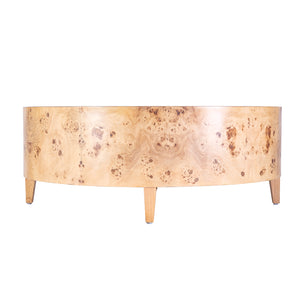 Billie Round Burl Coffee Table 5790443 Light Brown Butler Specialty