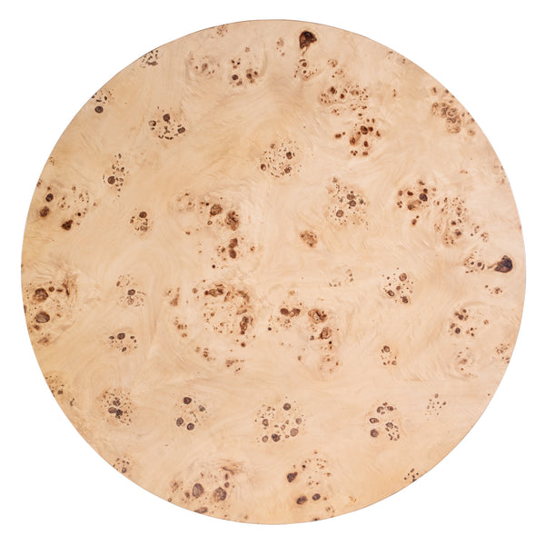 Billie Round Burl Coffee Table 5790443 Light Brown Butler Specialty