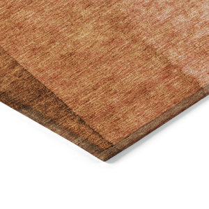 Homeroots 3' Denim Blue And Navy Ombre Washable Area Rug – Perfect For Indoor And Outdoor Living Spaces! 5' X 8' Polyester 579127