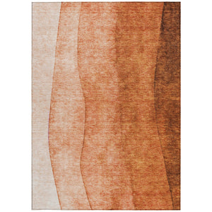 Homeroots 3' Denim Blue And Navy Ombre Washable Area Rug – Perfect For Indoor And Outdoor Living Spaces! 9' X 12' Polyester 579130