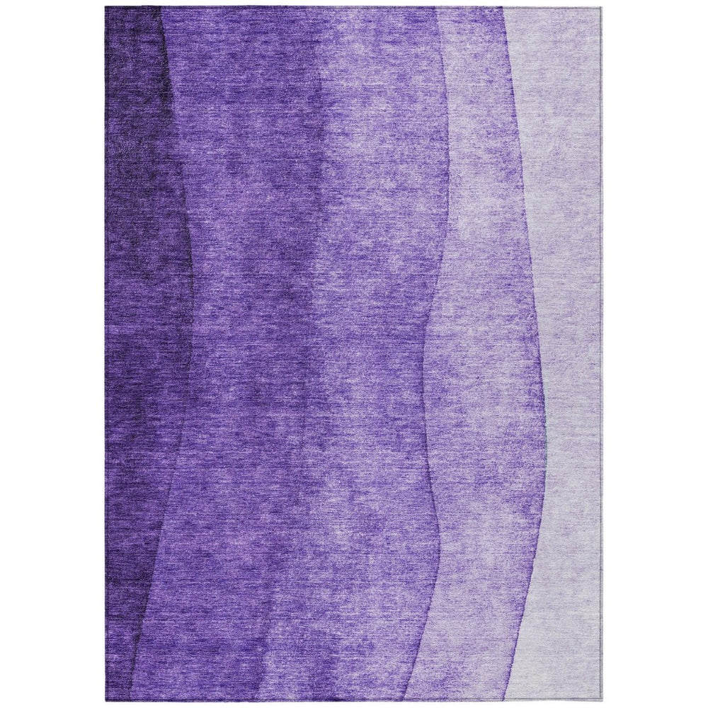 HomeRoots 9' Soothing Purple Lilac and Lavender Ombre Area Rug – Durable, Washable, Ideal for Indoor & Outdoor Use 9' X 12' 579136