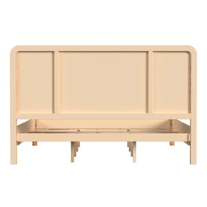 Butler Specialty Cora Mid-century Modern Burl Panel Bed - Luxurious Design With Classic Curves For Elegant Bedrooms Brown Mappa Burl Veneer,Mdf,Mindi Wood,Mix Wood 5791444-butler