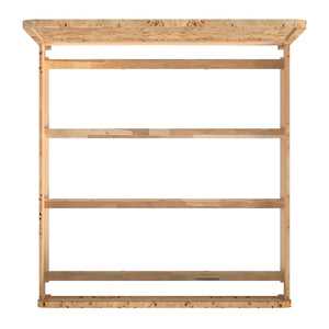 Butler Specialty Cora Mid-century Modern Burl Panel Bed - Luxurious Design With Classic Curves For Elegant Bedrooms Brown Mappa Burl Veneer,Mdf,Mindi Wood,Mix Wood 5791444-butler