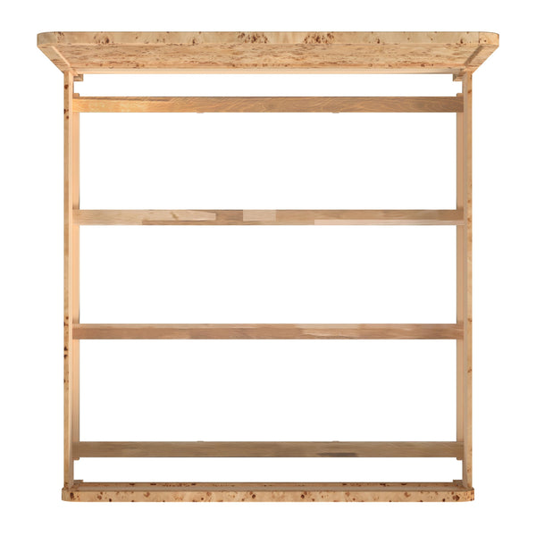 Butler Specialty Cora Mid-century Modern Burl Panel Bed - Luxurious Design With Classic Curves For Elegant Bedrooms Brown Mappa Burl Veneer,Mdf,Mindi Wood,Mix Wood 5791444-butler