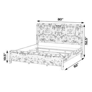 Butler Specialty Cora Mid-century Modern Burl Panel Bed - Luxurious Design With Classic Curves For Elegant Bedrooms Brown Mappa Burl Veneer,Mdf,Mindi Wood,Mix Wood 5791444-butler