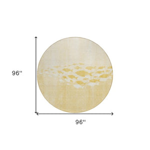 Homeroots 3' Sky Blue Nautical Area Rug - Stylish Washable Indoor/Outdoor Design For Home & Patio Decor 8' Round Polyester 579164