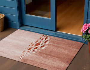 Homeroots 3' Sky Blue Nautical Area Rug - Stylish Washable Indoor/Outdoor Design For Home & Patio Decor 3' X 5' Polyester 579186