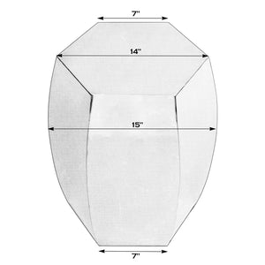 Butler Specialty Carter Hexagon Drum Table - Elegant Stainless Steel Accent Table To Enhance Your Modern Decor Silver Stainless Steel 5792025-butler