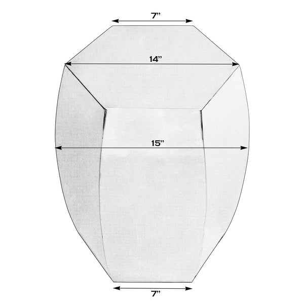 Butler Specialty Carter Hexagon Drum Table - Elegant Stainless Steel Accent Table To Enhance Your Modern Decor Silver Stainless Steel 5792025-butler