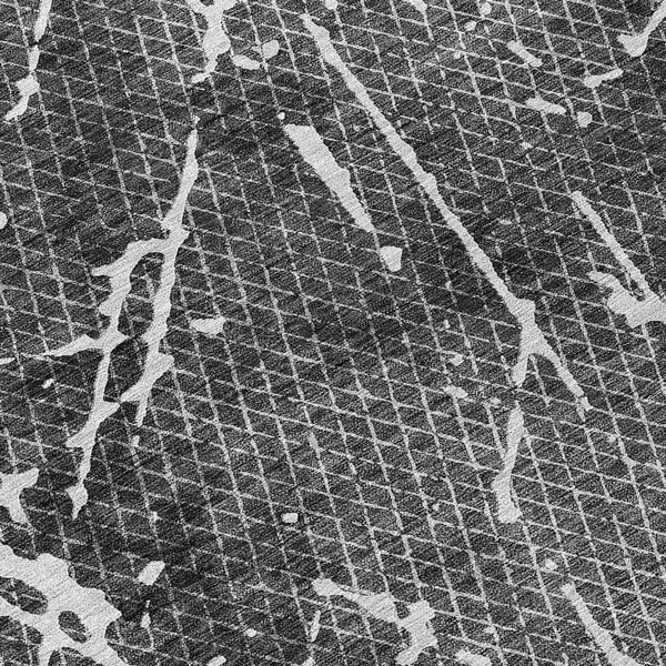 Homeroots 3' Artichoke Green And Ivory Abstract Washable Area Rug - Ideal For Indoor And Outdoor Spaces 5' X 8' Polyester 579217