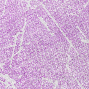 Homeroots 3' Artichoke Green And Ivory Abstract Washable Area Rug - Ideal For Indoor And Outdoor Spaces 8' Round Polyester 579230